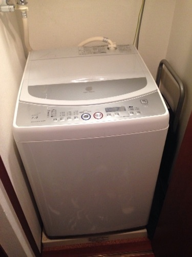 7Kg洗濯機と冷蔵庫