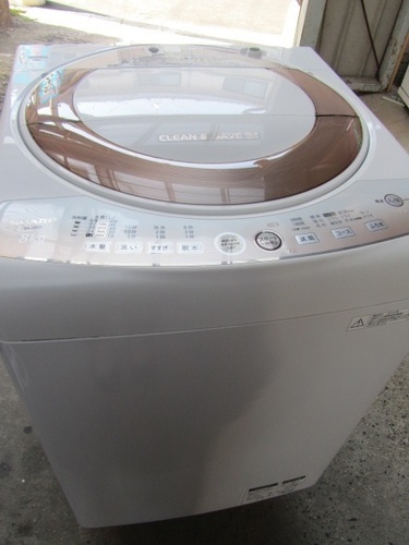 【シャープ】全自動洗濯機★2012年製★８kg★風呂水ポンプ★説明書付き