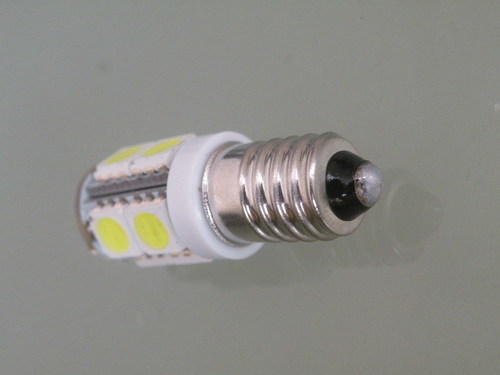 24VE10 LED豆電球9SMDチップエナクル等バッテリーライトの代用流用に 