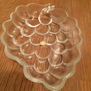 ◾︎（終了）レトロ ガラス製ブドウ型大皿◾︎