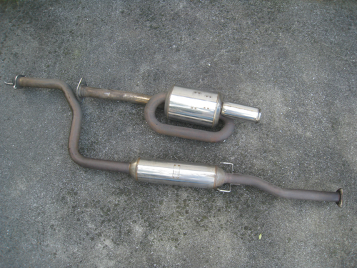 インテグラDC2 type-R用無限マフラー (MOS) 杵築のパーツの中古  