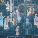 「成立」インドの細密画「マハラジャ」