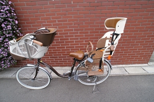 幼児２人乗せる自転車譲ります。