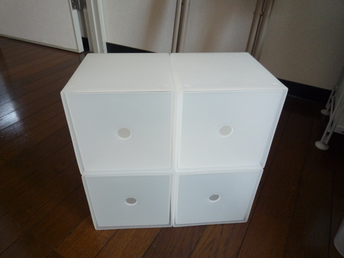 無印良品ポリプロピレン正方形cdボックスが格安で Muji39 伏見のインテリア雑貨 小物 小物入れ の中古あげます 譲ります ジモティーで不用品の処分