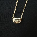【ティファニー】 Tiffany&Co. ビーンネックレス 750