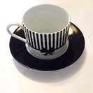 【コーヒーカップ】 おしゃれなカップとお皿のセット USED
