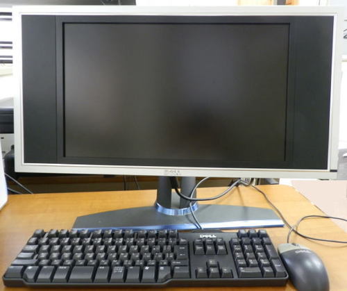 【お取引終了しました】DELL 19インチワイド液晶モニター／テレビ機能付き：マニュアル取説・CD・ケーブル全部揃っています。
