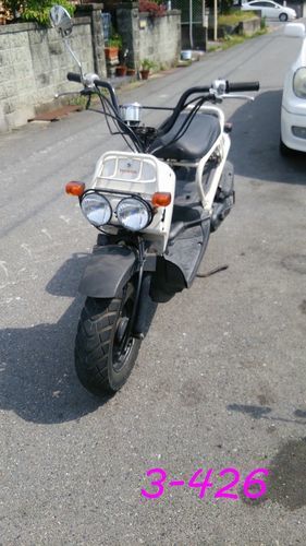 ☆JUN☆売れました!!ありがとうございました!!ズーマーAF58白 3-426 名古屋市中川区より!!