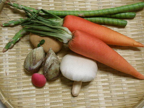 ♡布の野菜　6種類12個