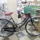 [1621]ミヤタ自転車　シティサイクル　ママチャリ　27ンチ　内装3段変速　オートライト　大型ステンレスカゴ　ローラーブレーキ　BAA自転車安全基準適合　グリーン