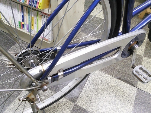[1629]中古自転車　リサイクル自転車　シティサイクル　ママチャリ　26インチ　シングル　ブルー