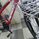 MERIDA メリダ　マウンテンバイク　26×1.95　3×7段変速　アルミフレーム　大型ステンレスカゴ　レッド