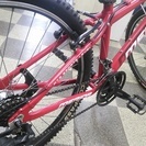 MERIDA メリダ　マウンテンバイク　26×1.95　3×7段変速　アルミフレーム　大型ステンレスカゴ　レッド