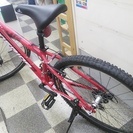 MERIDA メリダ　マウンテンバイク　26×1.95　3×7段変速　アルミフレーム　大型ステンレスカゴ　レッド