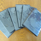DVDケース　黒6本+おまけ白1本