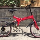 売り切れました。鹿児島市　中古自転車　20インチ　折りたたみ自転...