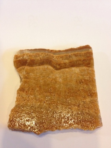 珍品！厚切りベーコン型の鍾乳石 - その他 