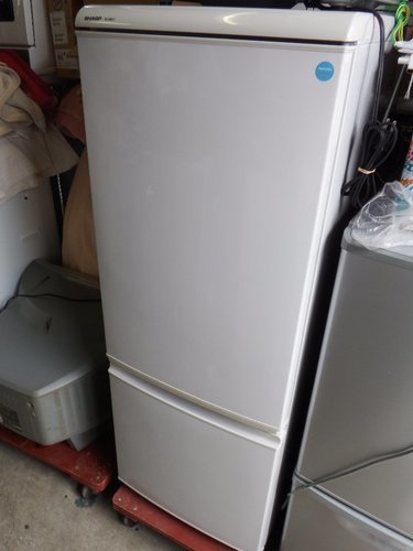 \tシャープ　2006年製冷凍冷蔵庫　SJ-KB17-FG 165L
