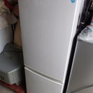 	シャープ　2006年製冷凍冷蔵庫　SJ-KB17-FG 165L