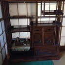 棚　【高級木材紫檀使用】