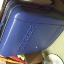 [商談成立]青のベネトンスーツケース(W58xD25xH78)