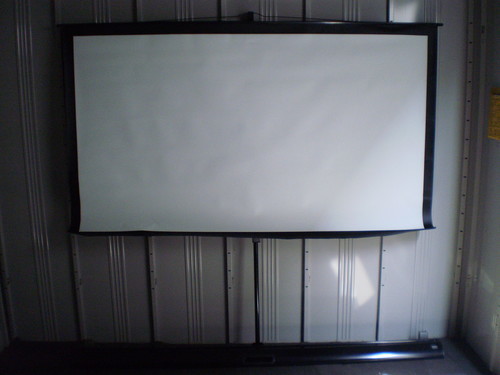 エプソン EPSON 80インチ 立ち上げ式 自立式スクリーン ELPSC18B ジャンク品 USED