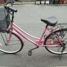無料配達地域あり、26インチ、ピンクの整備した中古自転車を自転車...