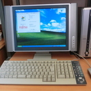 富士通 FMVCE18BR ディスクトップPC WindowsX...