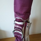 ★ウィルソン　レディースゴルフ１０本セット＋ゴルフバッグ【新品同様 ５本未開封】