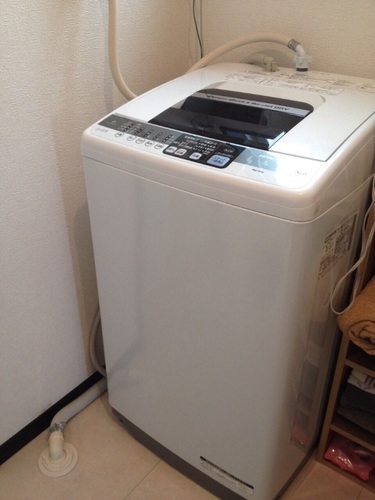13年製 日立全自動洗濯機 7kg 白い約束 Nw 7my ミヤモト 越谷の生活家電 洗濯機 の中古あげます 譲ります ジモティーで不用品の処分