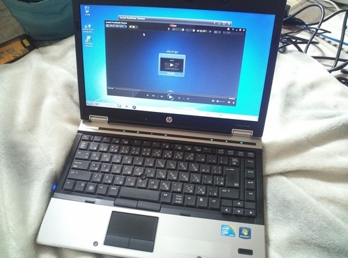 【中古】14インチノートパソコン Win7Pro32bit搭載 1TBHDD搭載　送料込み　バッテリー新品！【BD視聴可能】