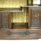 唐木家具 紫檀　飾り棚　