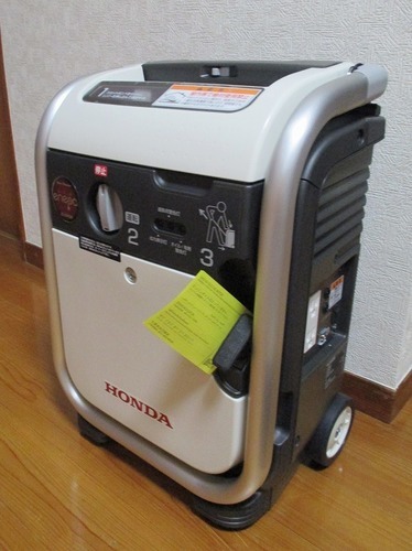 【終了】《値下》自家用発電機　HONDA(ホンダ)  『エネポ 』　新品未使用・箱無し・オイル付