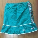 刺繍入り☆麻のスカート
