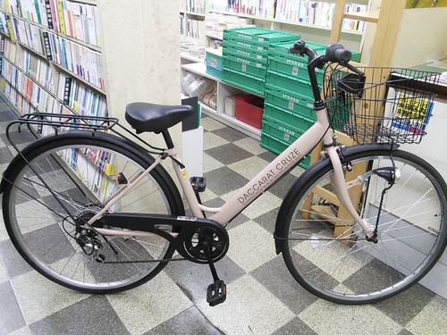 中古」シティサイクル/オートライト /27インチ/外装6段変速