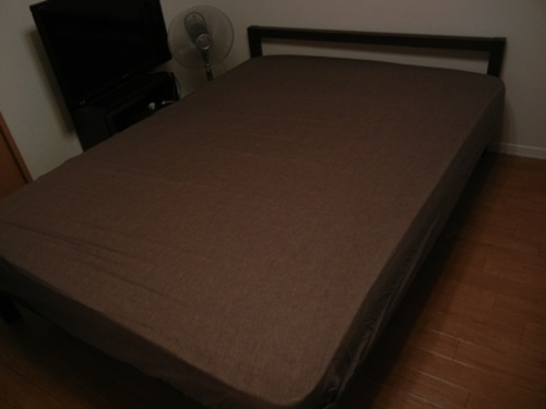 無印良品ダブルベッド マット付き　総額15万以上　【東京都内送料込】