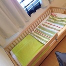 【受け渡し完了】IKEAの子供のベッド(キッズベッド)