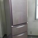2011年式 370L  3ドア大型冷蔵庫 ピンク 美品 近辺区...