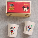  ディズニー ミッキーマウス カップ ２個