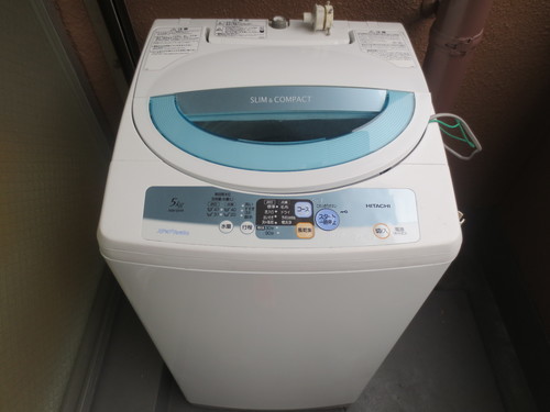 （交渉中）洗濯機（日立、5kg）
