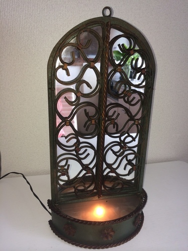アンティークランプ(鏡台）