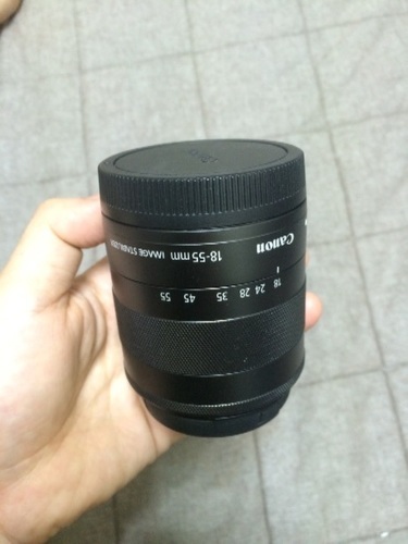 未使用！Canon 標準ズームレンズ EF-M18-55mm