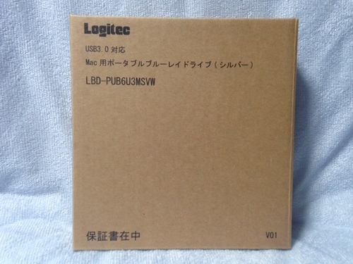 【新品・未開封品】Mac用ポータブルブルーレイドライブ　【型番】LBD-PUB6U3MSVW　【JAN】4580333557465