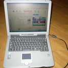 古い日立のノートパソコン（WinＸＰ）