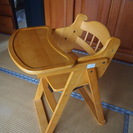 子供用の食卓付き椅子