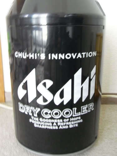 アサヒドライクーラービール缶型冷蔵庫 ノベルティ