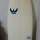 【交渉中】中古　Webber the One ６’２サーフボード　ハードケース&リーシュ付き