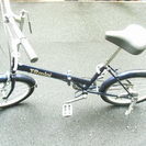 無料配達地域あり、20インチ、折畳み、ブルーの整備した中古自転車...