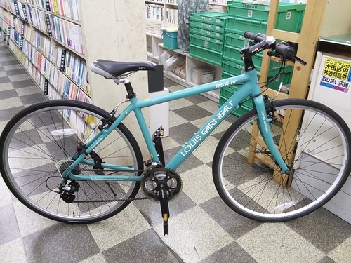 [1698]LOUIS GARNEAU RSR4 ルイガノ　クロスバイク　700×28c　3×8段変速　アルミフレーム　Vブレーキ　ライトグリーン