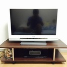 テレビ台 100x40　＋テレビ、DVDプレイヤーオプション